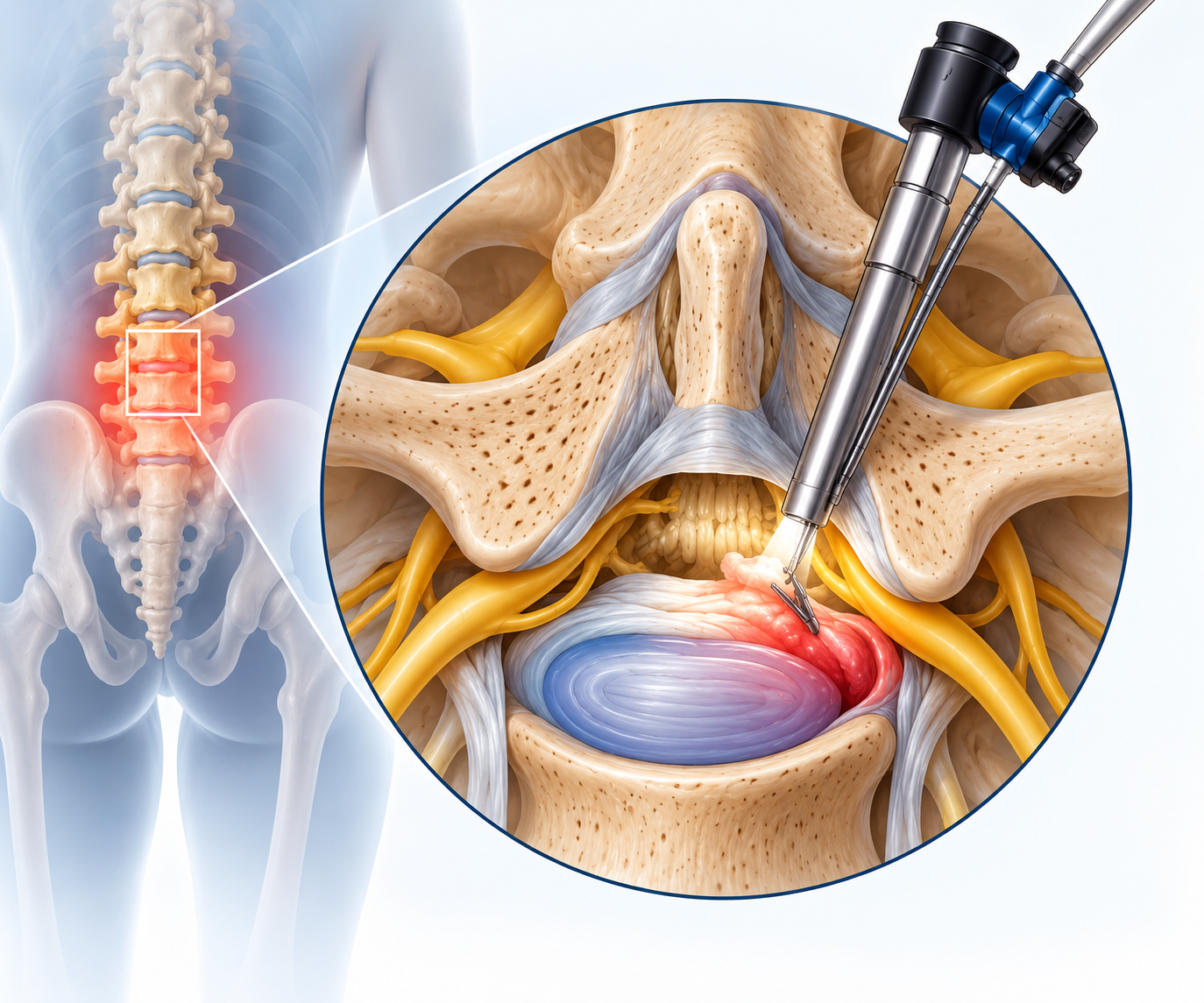 Interlaminar Endoscopic Discectomy and Decompression by Dr. Nikhil Arbatti, Spine Surgeon in Mumbai
